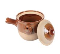 PACKOVE Pot en Céramique de Médecine Chinoise Traditionnel pour Marmite à Soupe, Résistant Haute Température, Facile à Nettoyer, Bouillir la Médecine Chez