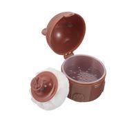 PACKOVE Poudrière avec Houppette Pot à Poudre Portable pour Garçon Fille et Voyage Boîte de Rangement pour Poudre de Corps Réutilisable et Hygiénique