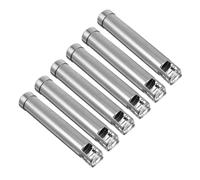 PACKOVE Poussoir Outil en Bâtonnets pour et Inoxydable de Acier Argenté, Petit Pratique, Lot de 6 Pièces de Chauffage pour Moxibustion à Domicile