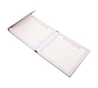 PACKOVE Présentoir de Vernis à Ongles 120 Couleurs en Abs et Papier, Nuancier Chic pour Salon Nail Art Support de Table Pratique