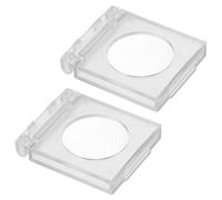 PACKOVE Protection pour Tablette Lumineuse et Interrupteur Tactile en Plastique Léger, 2pcs pour Dessin Diamant, Évite Arrêt Accidentel, Adapté pour Light Pad et Tablette
