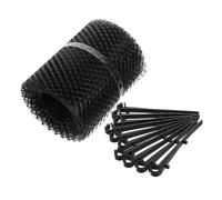 PACKOVE Protège-gouttière en Polypropylène Noir pour et Gouttière de Toit Filtration et Installation Facile Feuilles et Débris