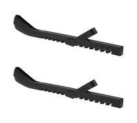 PACKOVE Protège-Lames Rigides pour Patins à Glace 36 Cm Noir, Couvre-Patins Antidérapants pour Patinage Artistique et Hockey, Protection pour Adultes et Garçon et Filles