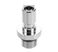 PACKOVE Raccord Rapide de Gonflage 8/3-24 en Métal Argenté, Adaptateur d'air Industriel Haute Pression pour Équipement de Plongée, Connecteur Compatible Détendeur, Réparation Fiable