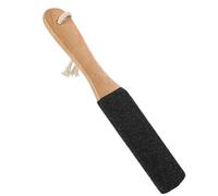 PACKOVE Râpe à Pieds en Bois Foncé Double Face, Éliminateur de Callosités Facile à Prendre en Main, Outil Professionnel pour Soin des Pieds Hommes et Femmes