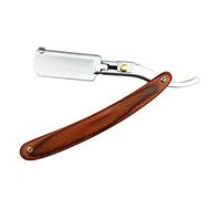 PACKOVE Rasoir Manuel Vintage pour Hommes Rasoir Barbier Droit Portable et Pratique Salon et Usage Voyage Facile de Lames Coupe Barbe et Cheveux Courts