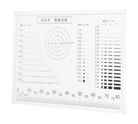 PACKOVE Règle d'Inspection Transparente et Jauge de Marquage pour Détection des Rayures et Taches sur Cartes de Sport, Outil Polyvalent pour Contrôle Qualité en Atelier