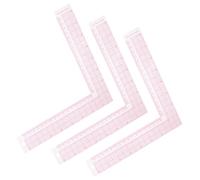 PACKOVE Règles de Couture Précises et Portables Lot de 3 en Plastique de L pour Designers et Tailleurs pour de Mode et Création de Patrons