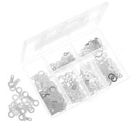 PACKOVE Rondelle Plate Cuivrée Argentée M2.2-m6.2 300pcs Terminal de Soudage à Tête Unique pour Appareils et Luminaires, Fiabilité Supérieure et Sécurité Assurée