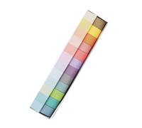 PACKOVE Ruban Adhésif Décoratif Washi 12 Rouleaux 15 Mm X 2 M Couleurs Pastel Ensemble DIY pour Scrapbooking, Journal Intime et Loisirs Créatifs