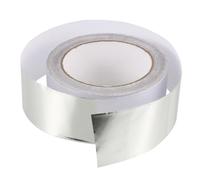 PACKOVE Ruban Adhésif Haute Température 50 Mm X 10 M, Ruban Aluminium 0,05 Mm D’épaisseur, Isolant Thermique pour Tuyaux et Chauffage Sol, Étanchéité Eau et Isolation Électrique,