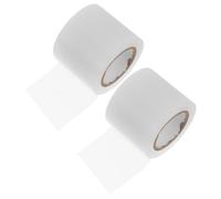 PACKOVE Ruban Adhésif Renforcé Application Rapide et Transmission Optimale Lumière en Polyéthylène pour Réparation de Film de Serrage, 2 Rouleaux de 10m pour Conditions Extérieures