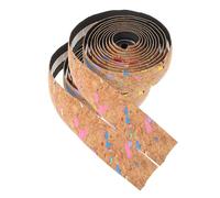 PACKOVE Ruban de Guidon Antidérapant 1 Paire en Pu Motif Sciure de Bois, Absorbant les Chocs, Léger et Respirant, Bande Adhésive pour Guidoline de Vélo de Route, Accessoire Cyclisme