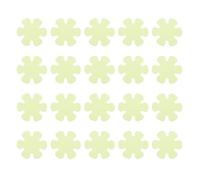 PACKOVE Ruban Réfléchissant Fluorescent de Fleur 8x8 Cm, 20 Pièces, Bande Antidérapante Adhésive Verte pour Escaliers, Signalisation de Sécurité et Prévention des Glissades, Usage