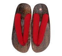 PACKOVE Sabots Créatifs en Bois de Paulownia pour Homme Taille 38 Sandales d'Été à Semelle Plate Pantoufles Sabots Confortables pour Usage Quotidien et Intérieur