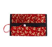 PACKOVE Sac Cosmétique Vintage Cerise Rouge Trousse de Toilette Organisateur de Rangement pour Cosmétiques et Accessoires Quotidiens