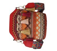 PACKOVE Sac Seau Femme Bandoulière Avec Fermeture Éclair Pochette Brodée Pour Téléphone Et Accessoires Pour Shopping Et Voyages