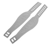 PACKOVE Sangles de Pédales Réglables pour Vélo D’appartement, Accessoires de Fitness Antidérapants, Compatibles Pédale Plate, Courroies Solide pour Entraînement Indoor, Paire de Sangles