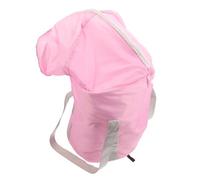PACKOVE Seau De Bain De Pieds Portable Seaux Trempage Des Pieds Lave-pieds Bassin Pour Les Pieds Bain De Bain à Pied Tremper Pliant Lavabo Rose Sergé De Polyester Enduit