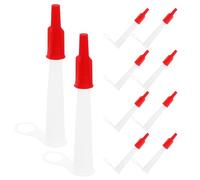 PACKOVE Set de Embouts de Calfeutrage Réutilisables en ABS Lot de 10 avec Couvercles Étanches Application Facile pour Tubes de pour Industriels et Construction