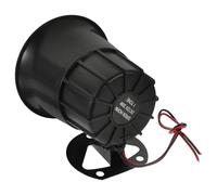 PACKOVE Sirène D’Alarme 12v pour Voiture, Haut-Parleur Pa Mono, Klaxon Sonore Puissant, Accessoires pour Véhicules, Système de Sécurité Automobile, Usage Extérieur Chantier et Parking