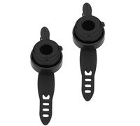 PACKOVE Sonnette de Vélo Amovible Plastique 2 Pièces pour Garçons et Filles, Installation sans Outils, Cloche Puissante pour Trottinette et Skateboard, Accessoire Sécurité Garçon et