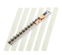 PACKOVE Stylos de Marquage Prise Sûre en avec Support Rond et 6 Recharges, pour Soudage et Marquage Acier, Aluminium et Fonte pour Fabrication Métallique