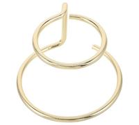 PACKOVE Support Anneau Métal pour Doré Double Boule de en et Arrondis , Compatible Taille Polyvalente Élégante pour Décoration Jardin