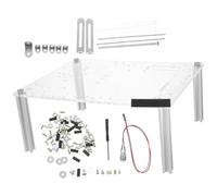 PACKOVE Support de Châssis D'ordinateur Ouvert en Alliage D'aluminium Base Solide, pour L'observation Facile des Composants Internes Maintenance Professionnelle