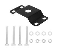 PACKOVE Support de Lampe Solaire en Fer Fixation pour Poteau de 8mm, Installation Facile pour Éclairage Extérieur et Lampadaire de Jardin