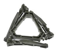 PACKOVE Support de Réservoir Pliable Support Trépied pour Réservoir D'essence pour Camping et Randonnée Abs Portable Léger et Cartouches Trépied de Stabilisation