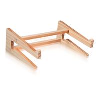 PACKOVE Support pour Ordinateur Portable en Bois, Support Multifonction pour Laptop et Tablette, Montage Facile, élève l’écran, Design Ergonomique, pour Bureau et étude