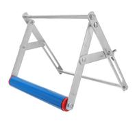 PACKOVE Support Réglable en Métal pour Machine de Découpe Rouleaux D'assistance, Hauteur Ajustable de 55mm à 135mm, pour Projets de Menuiserie et Fabrication de Meubles