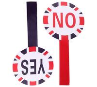 PACKOVE Tableau de Vote Portable Oui Pagaie en Mousse Réutilisable, Facile à Utiliser et Portatif pour t Prise de Décision en 1 Set Couleur Aléatoire