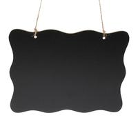 PACKOVE Tableau Mémo Effaçable Double Face Petit Format, Panneau Suspendu pour Porte, Surface Lisse Résistante à L'usure, Tableau Noir Décoratif Marqueurs à Craie Effaçables, Panneau