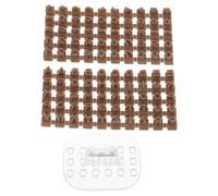 PACKOVE Tampons Lettres et Chiffres en Abs pour Argile Polymère, 2 Jeux Multifonctions pour Diy, Moules Alphabet et Chiffres pour Création Artisanale, Loisirs Créatifs Couleur Aléatoire