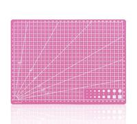 PACKOVE Tapis de Découpe Double Face A4 pour Travaux Manuels en Papier, Surface Plate et Souplesse, Léger et Adapté aux Projets de Découpage et Loisirs Créatifs