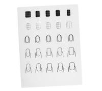 PACKOVE Tapis de Pratique des Ongles en Silicone Outil de Coloration 1 Pièce Anti-Dérapant Pratique Artistes des Ongles Équipement pour Manucure Bricolage Facile