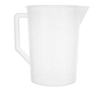 PACKOVE Tasse Doseuse à Mazout Transparente 3000 Ml Bec Verseur en V, Gobelet Gradué Multifonction pour Mesurer Huile Moteur, Ustensile Pratique et Réutilisable pour Usage Domestique