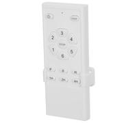 PACKOVE Télécommande sans Fil pour Ventilateur de Plafond Lumière, Vitesse Réglable en Plastique Blanc, pour Salon et Chambre, Dimensions 14x6x2,2 Cm