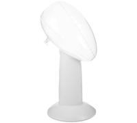 PACKOVE Tête de Mannequin Gonflable en Pvc Blanc pour Support à Postiche et Présentoir à Chapeaux Surface Lisse et Apparence Vivante pour Affichage de Chapeaux