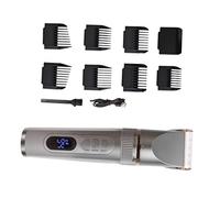 PACKOVE Tondeuse à Cheveux et Barbe Électrique Kit Complet avec Affichage LED Utilisation Sans Fil pour Coiffure à Domicile et Détails