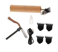 PACKOVE Tondeuse à Cheveux Portable Professionnelle avec Poignée Antidérapante Kit de Coupe pour Barbier Performance Silencieuse pour Variées Tondeuse Électrique Dorée