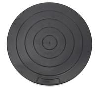 PACKOVE Tour de Potier Pivotant 18 Cm, Plateau Tournant en Plastique pour Sculpture Argile, Palier Rotatif 360°, Outil Compact pour Pâte à Modeler et Céramique Artisanale