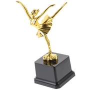 PACKOVE Trophée de Danse Délicat Plastique avec Figurine de Ballet Ornement pour Récompense de Concours Coupe Trophée pour Événements Écoles et Talents
