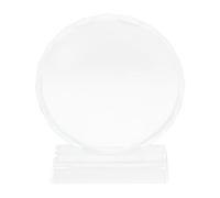 PACKOVE Trophée en Cristal Clair 1pc Décoration de Bureau Trophée de Récompense Simple et Délicat pour Remise de Prix Accessoire Adapaté pour Célébrations et Bilans Scolaires