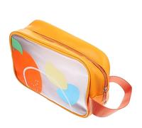 PACKOVE Trousse de Toilette étanche de Maquillage Portable d'étanché Petit Sec Trousse de Maquillage conteneur de Stockage de Maquillage Orange