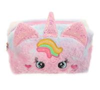PACKOVE Trousse De Toilette Licorne Sacs De Maquillage en Peluche À Cosmétiques en Trousse De Maquillage De Voyage Kawaii Petite Pochette De Rangement De Voyage pour