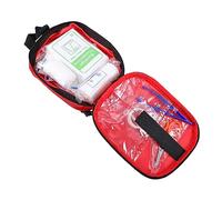 PACKOVE Trousse Urgence Pratique Pour Voyage Plein Air Trousse De Portable Avec Rangement Urgence De Survie Pour Alpinisme Rouge