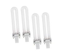 PACKOVE Tube De Lampe à Ongles Uv 12w 4 Pièces Pour Lampe à Gel 12 Puissance Remplacement Rapide Manucure Professionnel Séchage